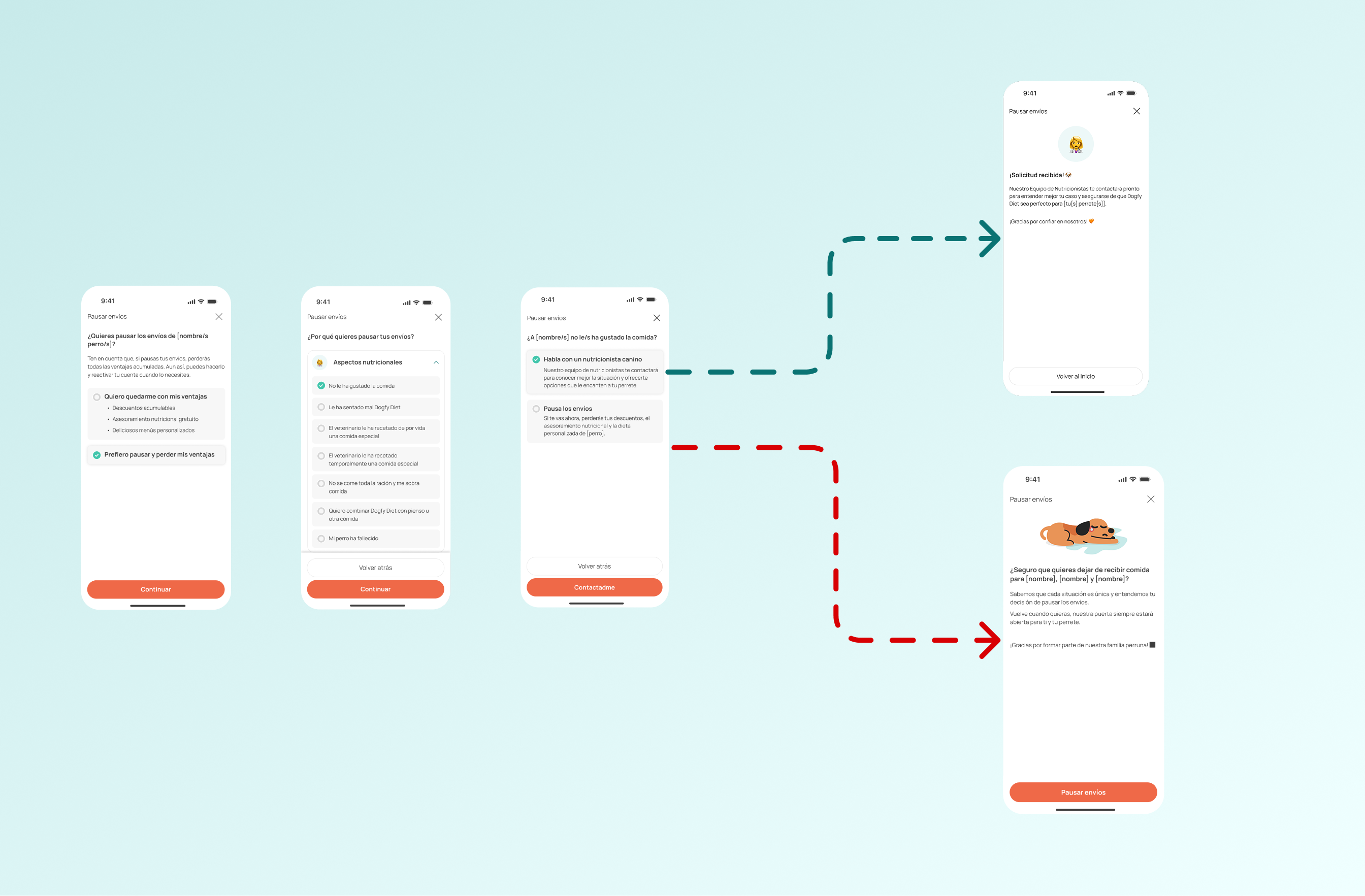 Cancellation flow before the redesign