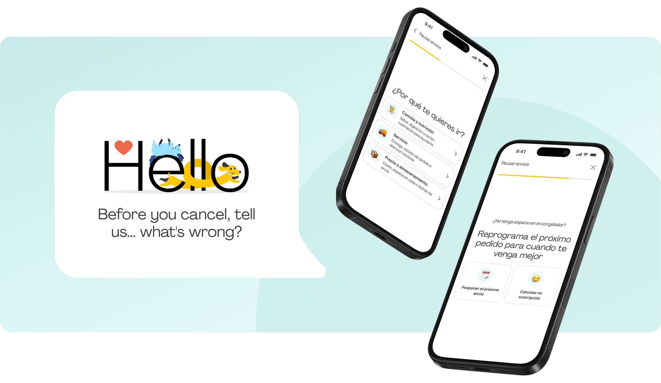 Before cancelling, we ask what's happening — cancellation flow entry point