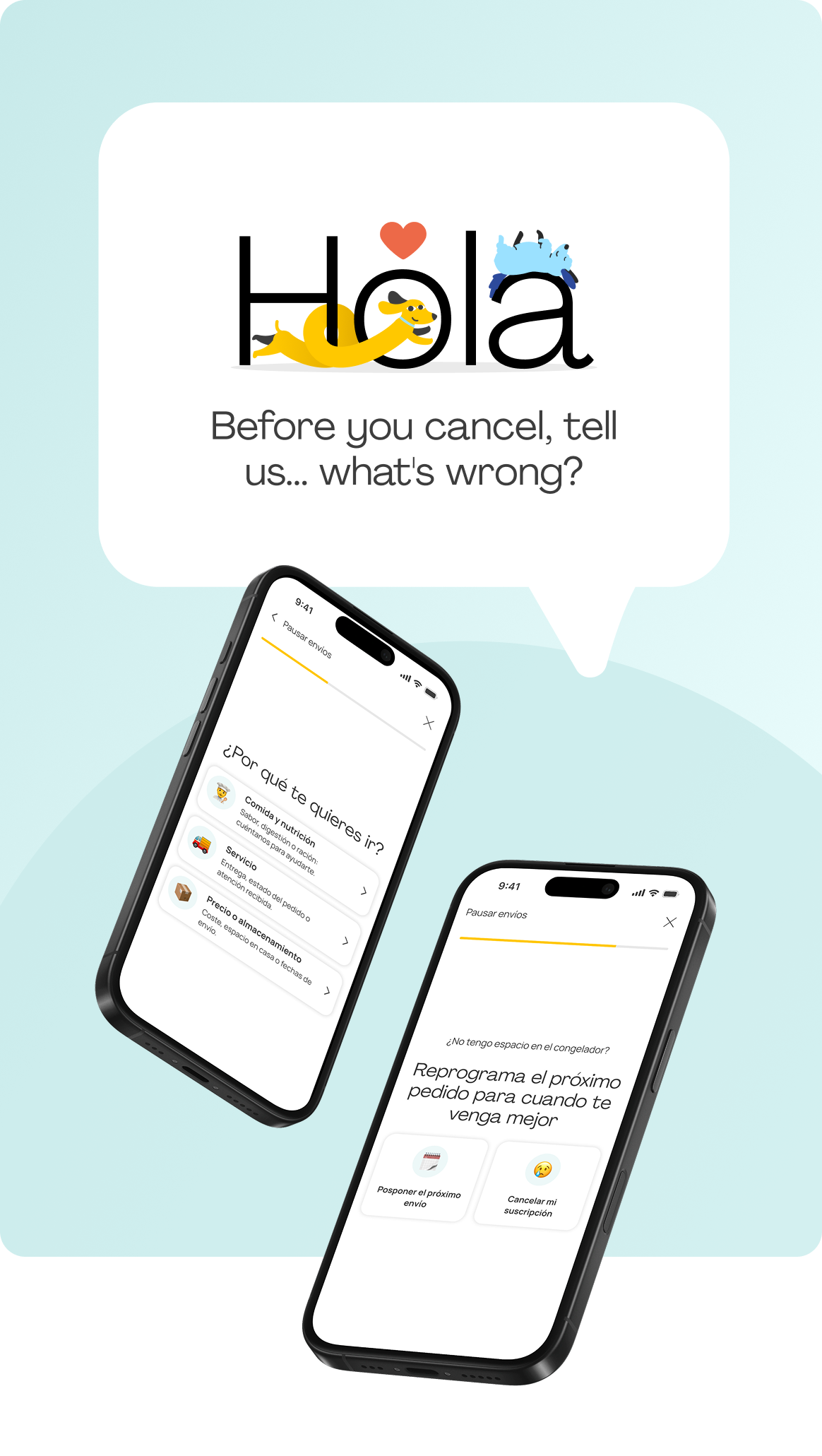 Before cancelling, we ask what's happening — cancellation flow entry point